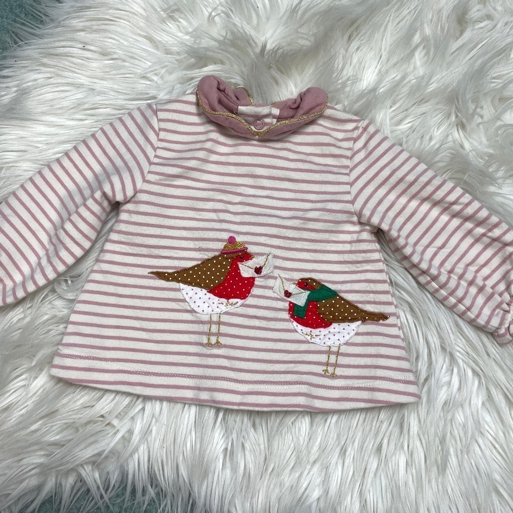 Baby Boden striped shirt size 0-3 months // 2922
